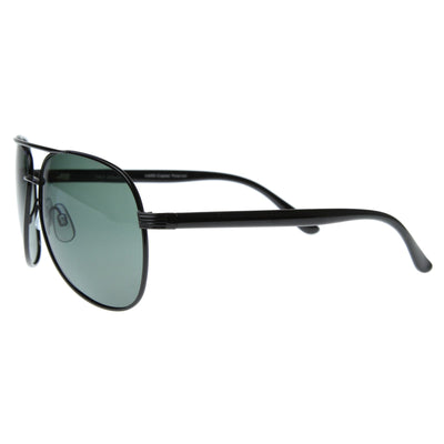 High Grade Premium Polarized Large Classic Metal Aviator Sunglasses 8320