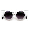 Trendy Unique Fashion Angel Wings Round Sunglasses 8581