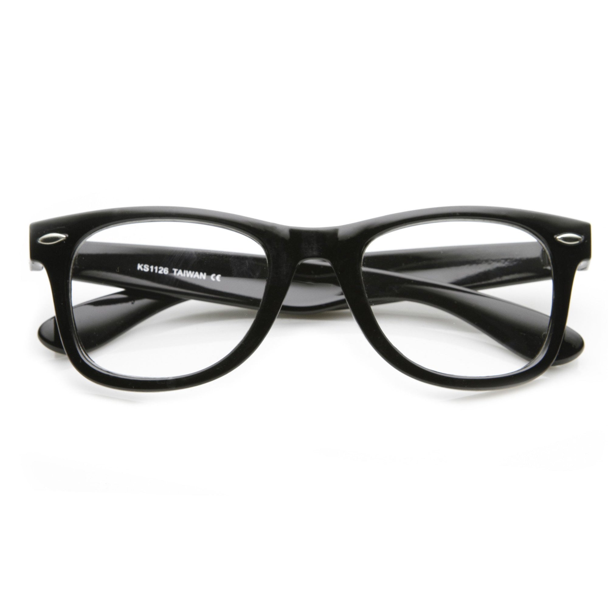 Retro Classic Horned Rim Frame RX Optical Clear Lens Glasses 8708