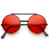 Steampunk Vintage Circle Round Flip Up Vintage Sunglasses 8793