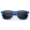 Retro Soft Rubberized Colorful Matte Horned Rim Sunglasses 9344