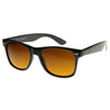 Retro Blue Blocking 80's Horned Rim Sunglasses 8451
