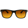Retro Blue Blocking 80's Horned Rim Sunglasses 8451