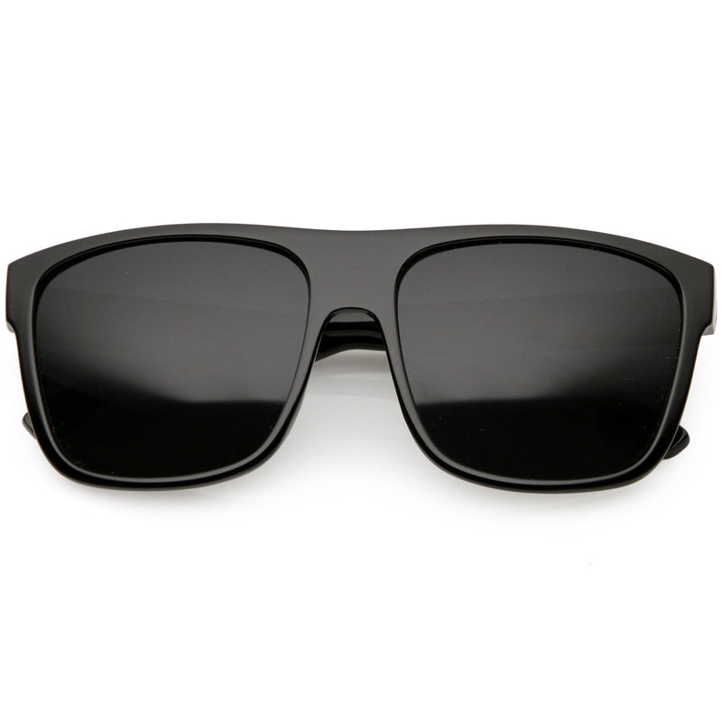 Men's Oversize Flat Top Sports Aviator Sunglasses C692