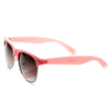 Womens Pastel Colors Half Frame Horned Rim Sunglasses 8958