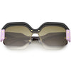 Women's Retro Modern Oversize Geometric Sunglasses C705