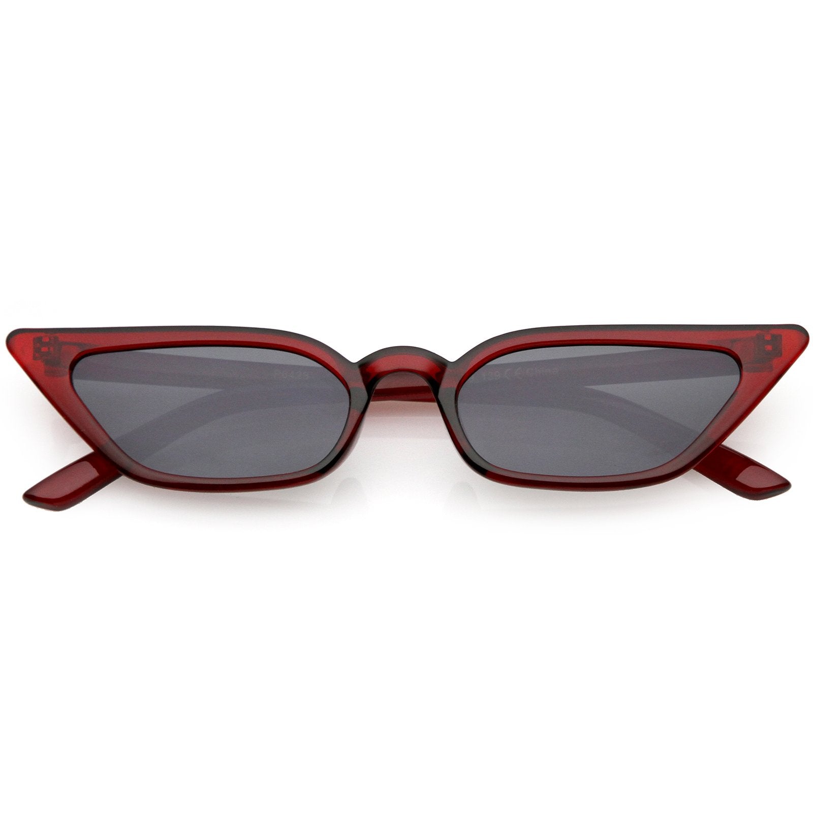 Women's 90's Thin Retro Pointed Cat Eye Sunglasses C571