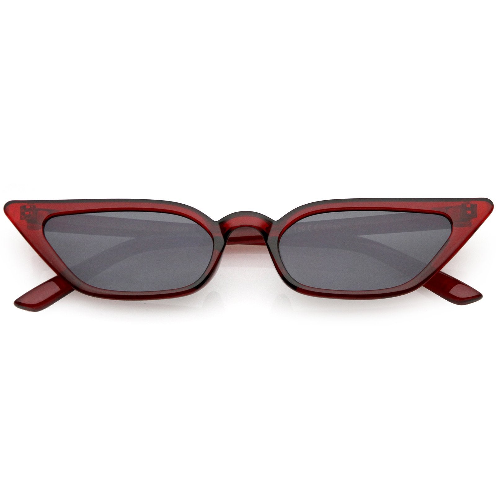 Women's 90's Thin Retro Pointed Cat Eye Sunglasses C571