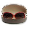 Eyewear Hard Shell Wood Print Sunglasses Snap Case 1016