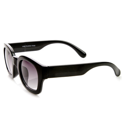 Retro Era Thick Square Frame Hipster Sunglasses 8969