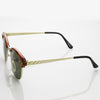 True Vintage Dapper Half Frame Sunglasses 7217