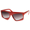 Retro Futuristic 80's Fashion Asymmetric Tilted Lens Sunglasses 8124