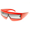 Retro Futuristic 1980's Fashion Shield Novelty Sunglasses 8399