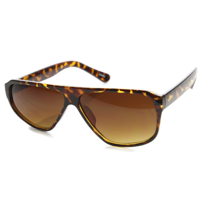 Uneven Asymmetical Flat Top Retro Disco Sunglasses 8832
