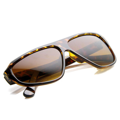 Uneven Asymmetical Flat Top Retro Disco Sunglasses 8832