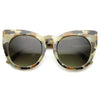 Women's Retro 1960's Mod Oversize Cat Eye Sunglasses 9799