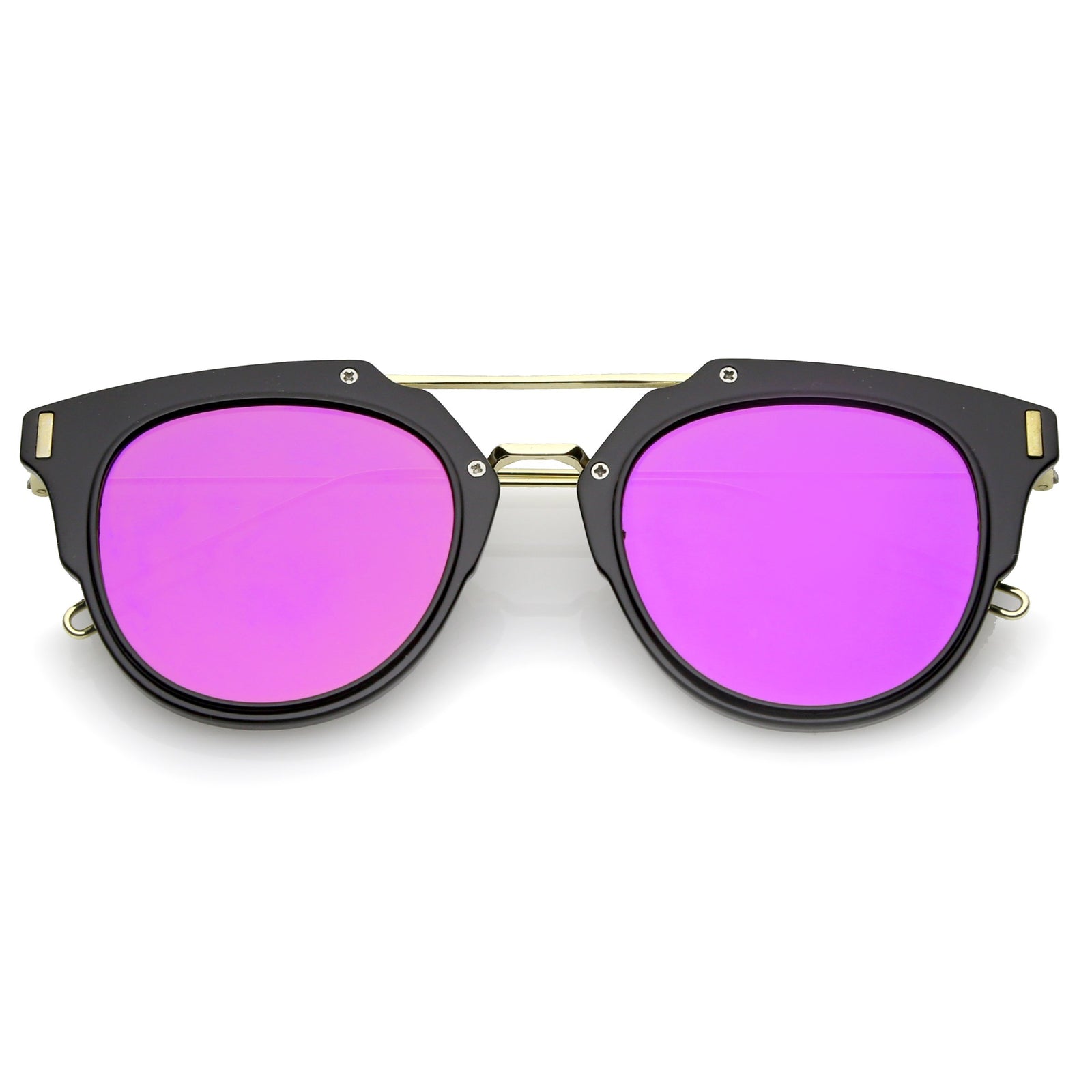 Black Gold Magenta Mirror