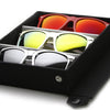 Limited Edition Flash Mirror Lens Horned Rim Sunglasses + Travel Case 8126