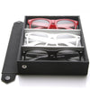 Limited Edition Nerd Clear Lens Horned Rim Glasses + Travel Case 2873