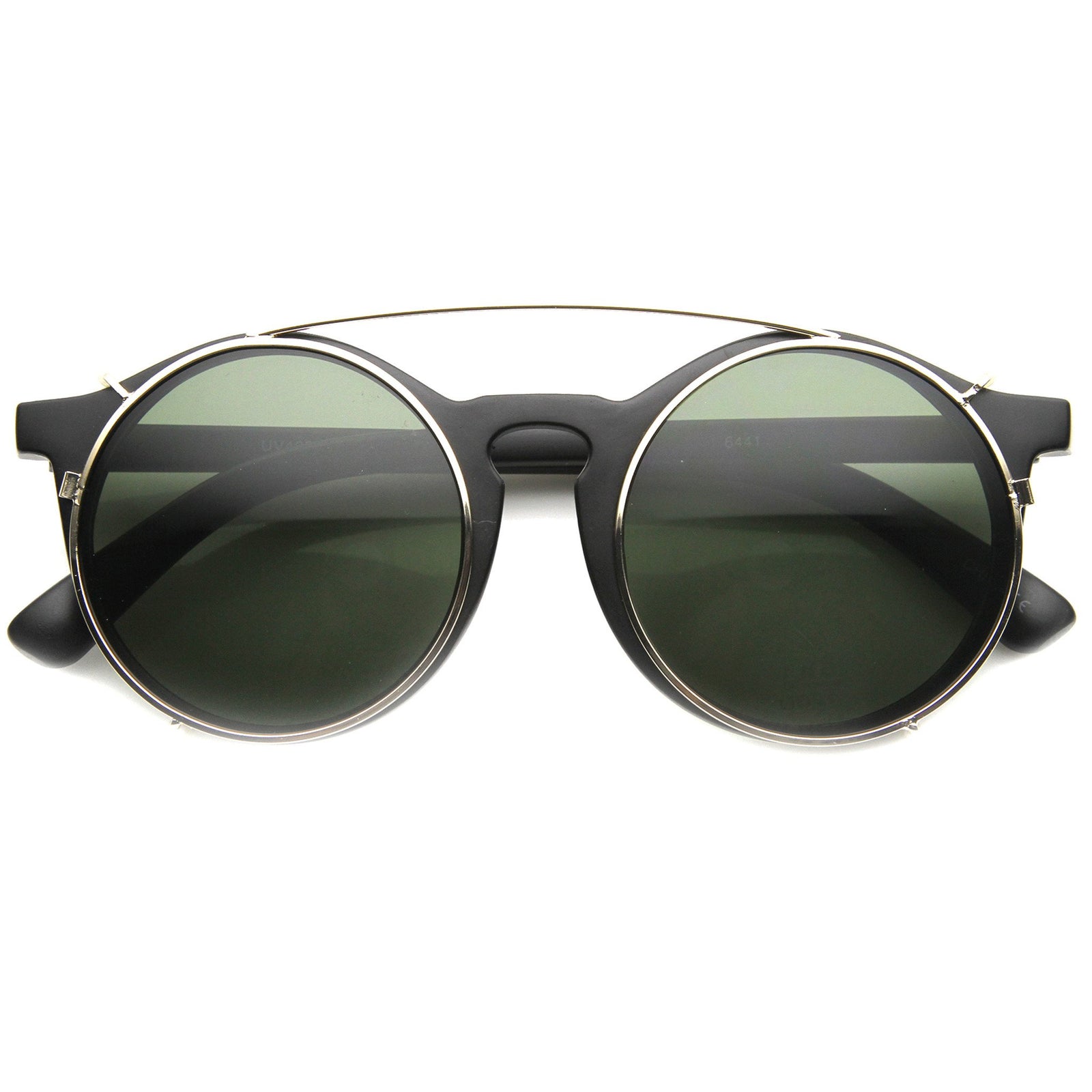 Matte Black Gold Green