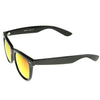 Hipster Trendy Colorful Flash Mirror Lens Horned Rim Sunglasses 8078
