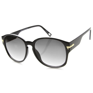 Gafas de sol P3 de gran tamaño de moda para mujer 9825 - lavanda negra