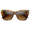 Indie Fashion Women's Jagged Cat Eye Sunglasses 9833
