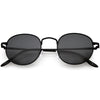 Retro Indie Unisex Round Metal Sunglasses 9854