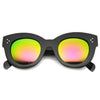 Oversize Women's Cat Eye Mirror Lens Sunglasses 9852