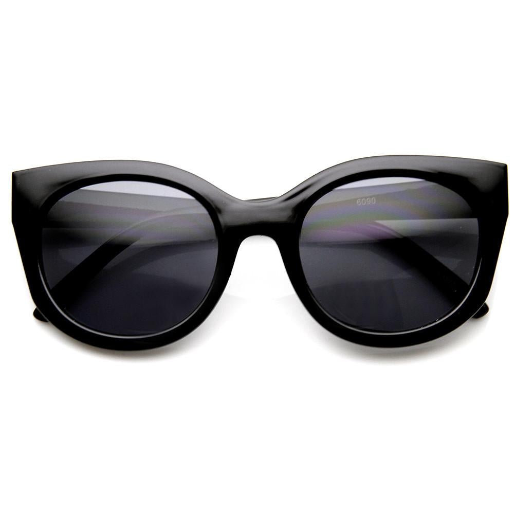 Hot Tip Pointed Vintage 1950's Cat Eye Sunglasses, Black Gradient | zeroUV