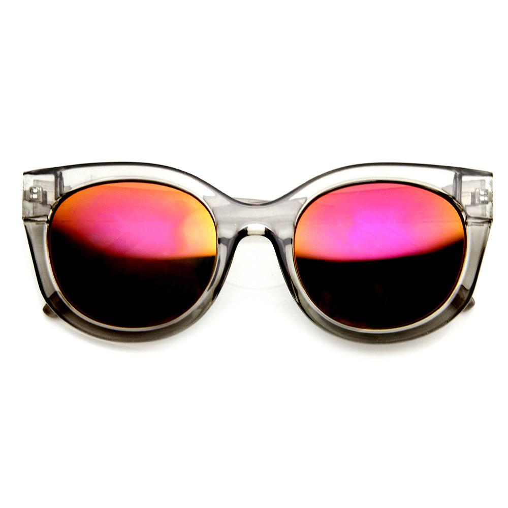 Retro Mod Indie Womens Bold Cat Eye Sunglasses - zeroUV