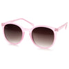 Zerouv "Ava" Retro Indie Fashion Round P3 Key Hole Sunglasses