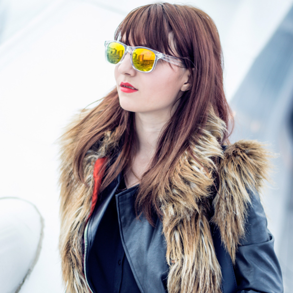 zeroUV Mormont Transparent Revo Lens Sunglasses, Clear Fire | zeroUV + Plus