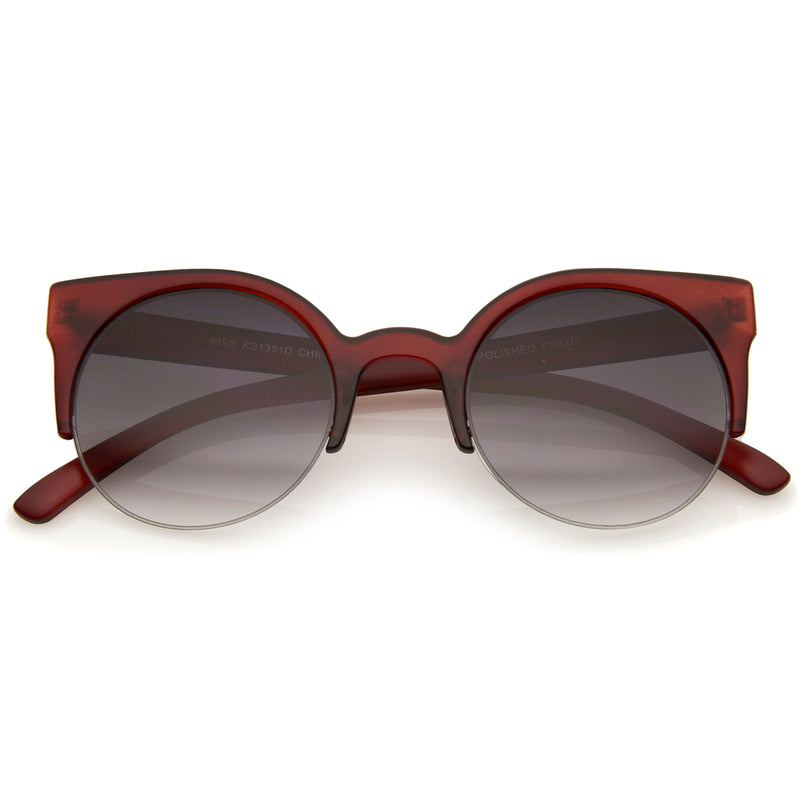 Super Trendy Retro Round Circle Cat Eye Sunglasses 8760
