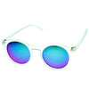 Retro P3 Round Flash Color Mirrored Lens Colorful Sunglasses 8932