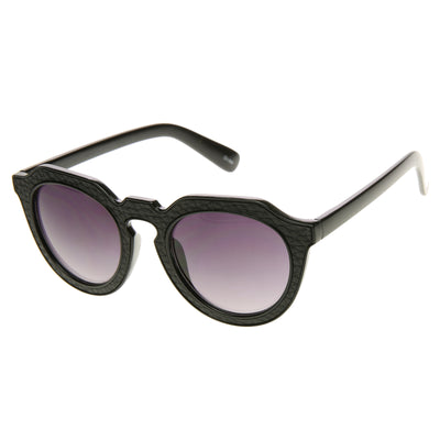 Trendy Womens Designer Block Cut Pattern Sunglasses 9156