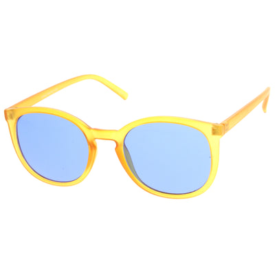 Vintage Inspired Dapper Round P3 Key Hole Fashion Sunglasses 9433