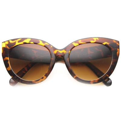 zeroUV Women's Retro Oversize Cat Eye Sunglasses