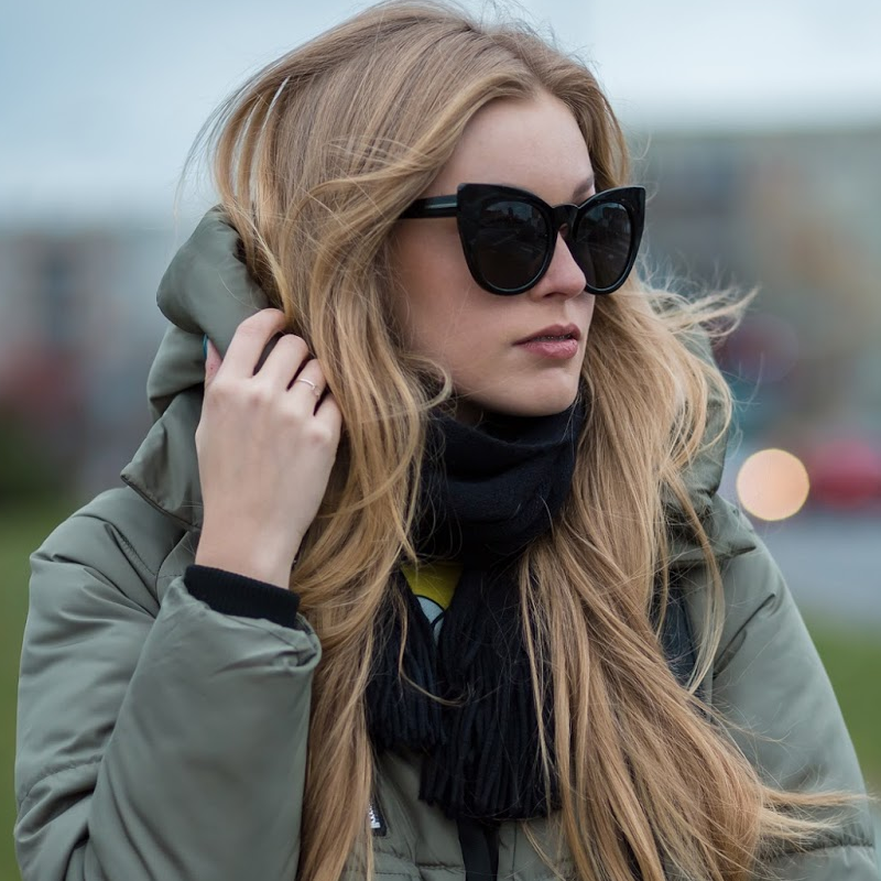 Gafas de sol estilo ojo de gato extragrandes estilo retro de los años 60 para mujer