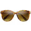 Women's Designer Cat Eye Sunglasses With Metal Temples 9836