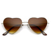 Cute Metal Heart Shape Love Lolita Sunglasses 8737