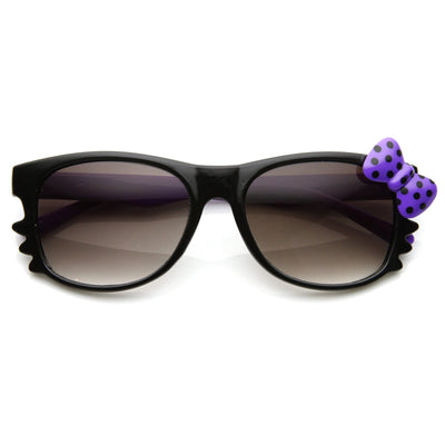 Black-Purple Purple Bow