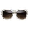 Zerouv + Plus "Harlow" Oversize Translucent Horned Rim Womens Sunglasses