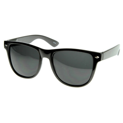 Large Trendy Fashion Horned Rim Sunglasses 8233