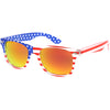 Festival USA Stars & Stripes Mirrored Lens Novelty Sunglasses 9960