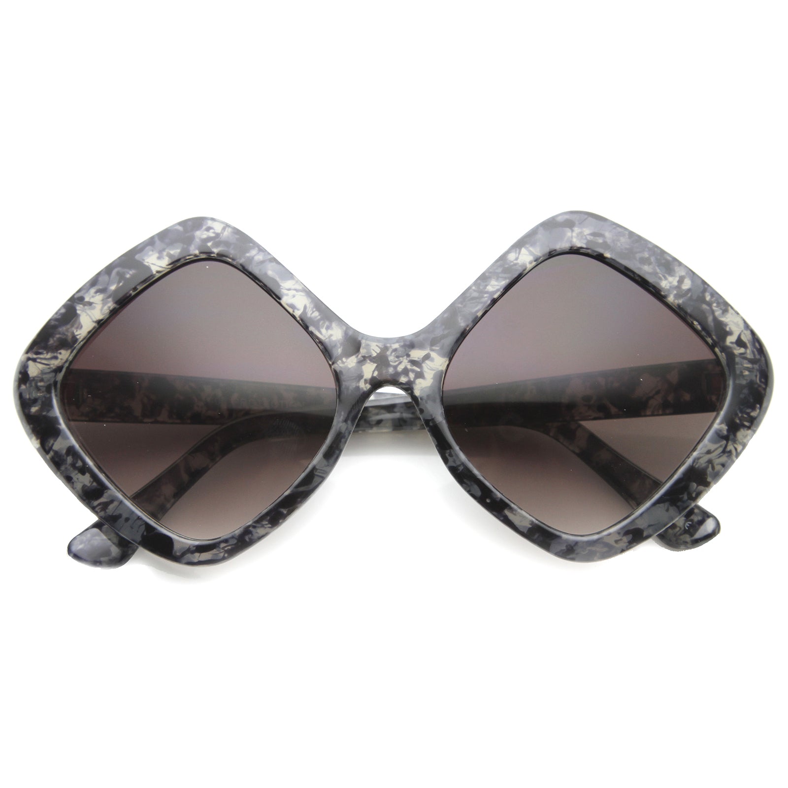 Women's Indie Oversize Diamond Shape Sunglasses 9968
