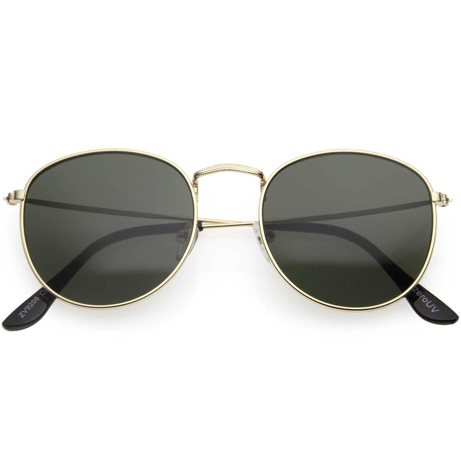 Vintage Indie Classic Round Metal Sunglasses 9976