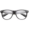 Dapper Horned Rim Large RX Clear Lens Glasses 9993