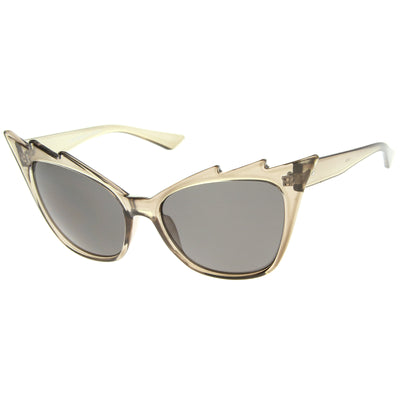 Women's Trendy Jagged Edge Brow Cat Eye Sunglasses A160