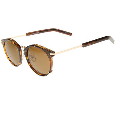 Vintage Dapper Steampunk Horned Rim Sunglasses A239